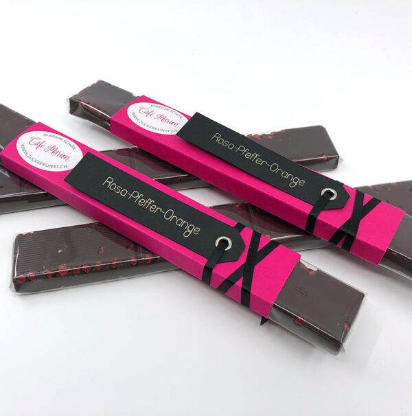 Schoggitafeln Rosa-Pfeffer